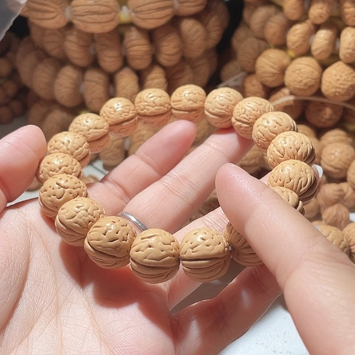 放***念吊坠桃核桃核手串玲珑塔40