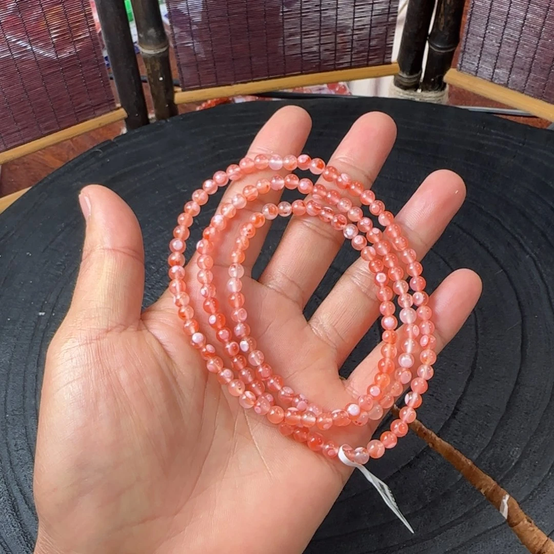 南红玛瑙5mm天眼多圈未镶嵌