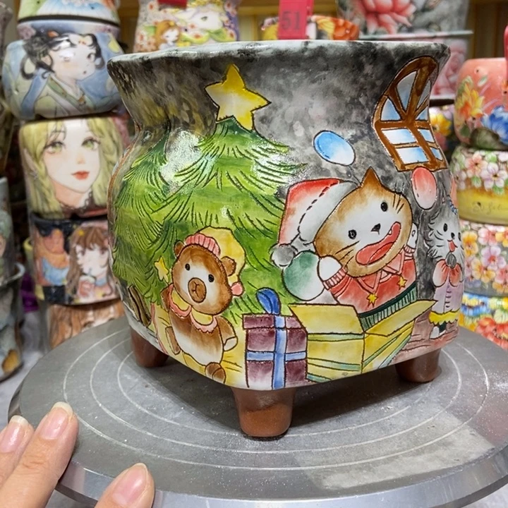 景德镇艺术手绘作品