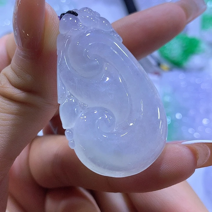 翡翠未镶嵌颈饰天然翡翠A货吊坠