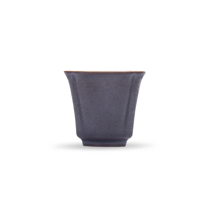 汪汪茶器&尚唐 长青入墨系列 四方倭角杯 45cc