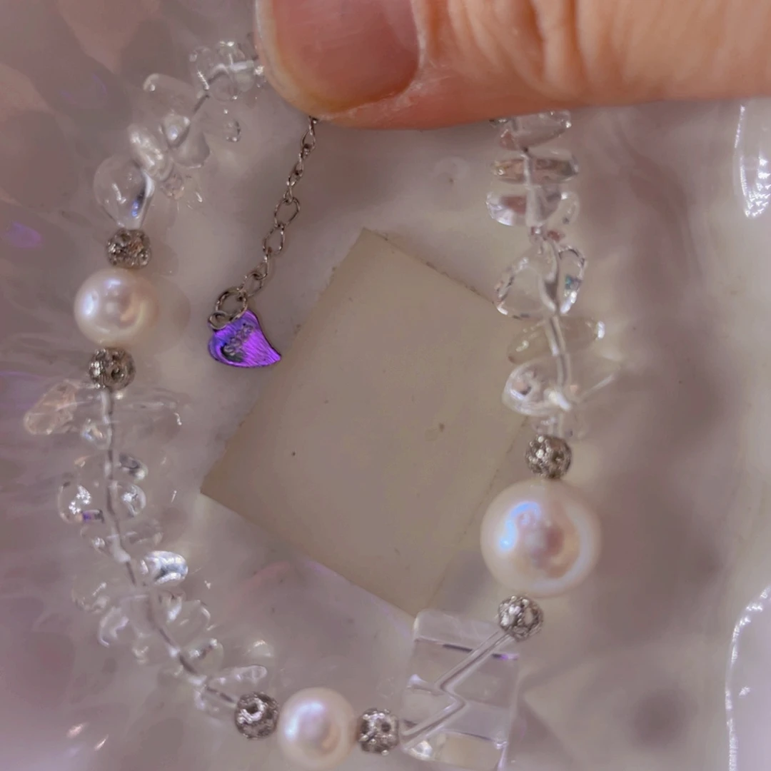 淡水珍珠手绳合金