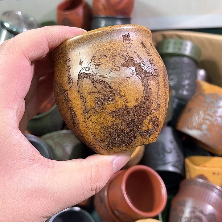 茶杯紫砂全手工紫砂主人杯