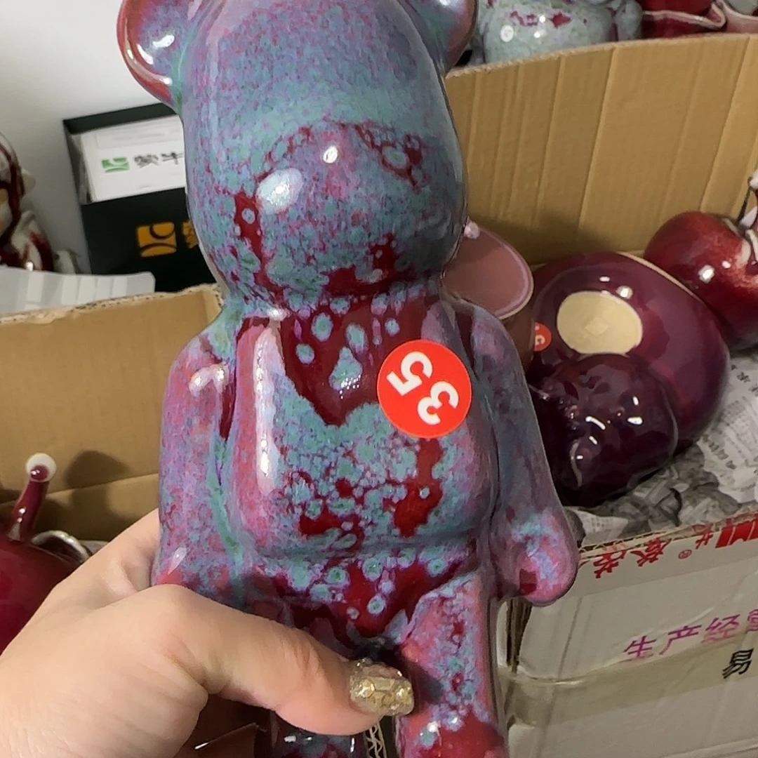 陶摆件郑家钧窑摆件