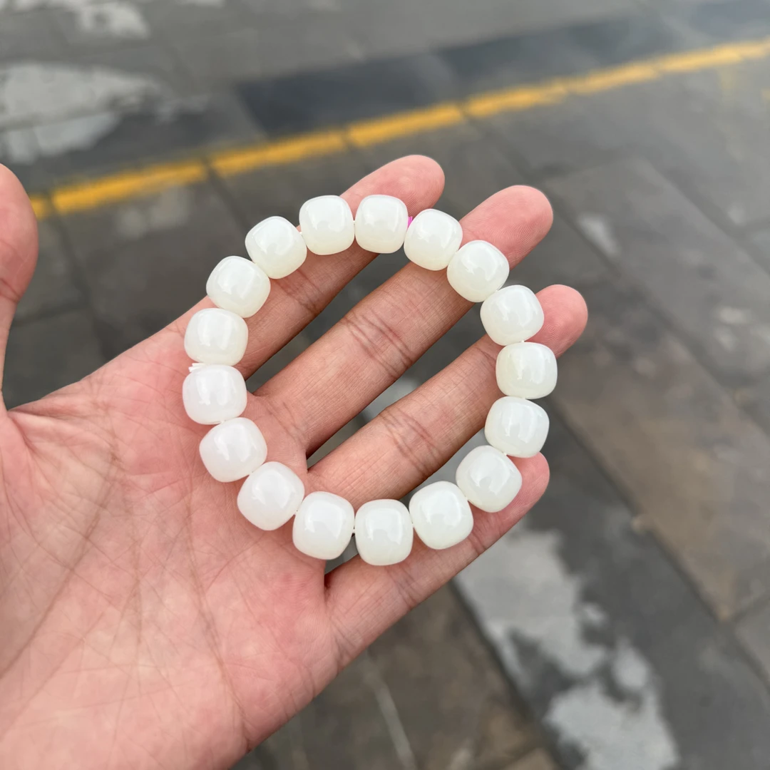 和田玉和田玉白玉手串