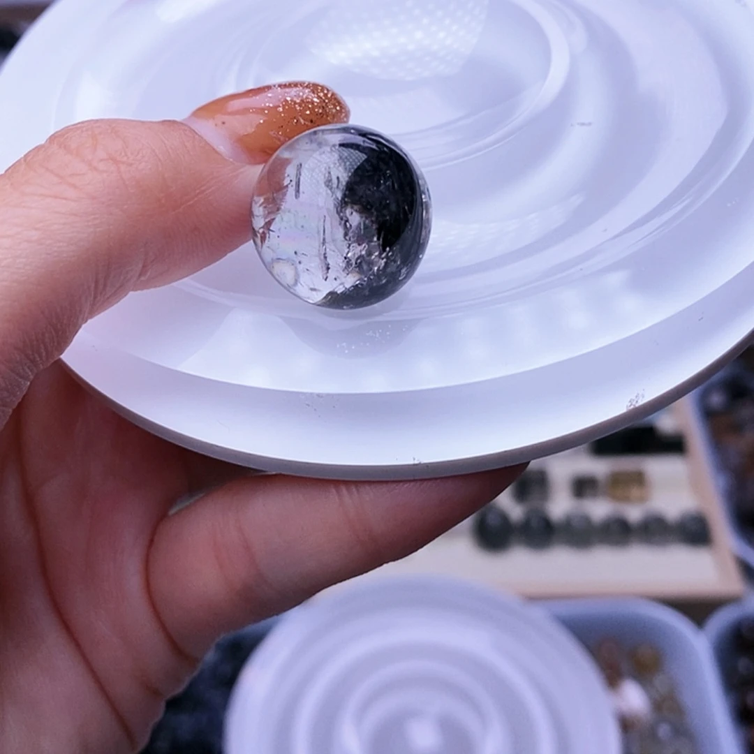 水晶天然水晶定制打孔不退不换未镶嵌