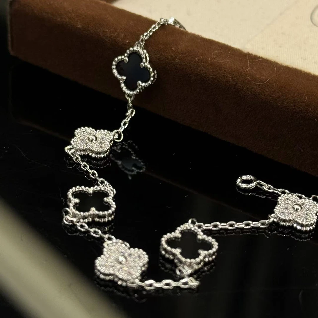 钛钢手链 熊猫迷你六花手链-66993