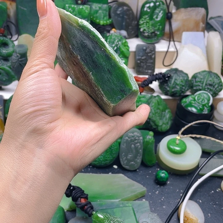 未镶嵌和田玉珠宝半成品