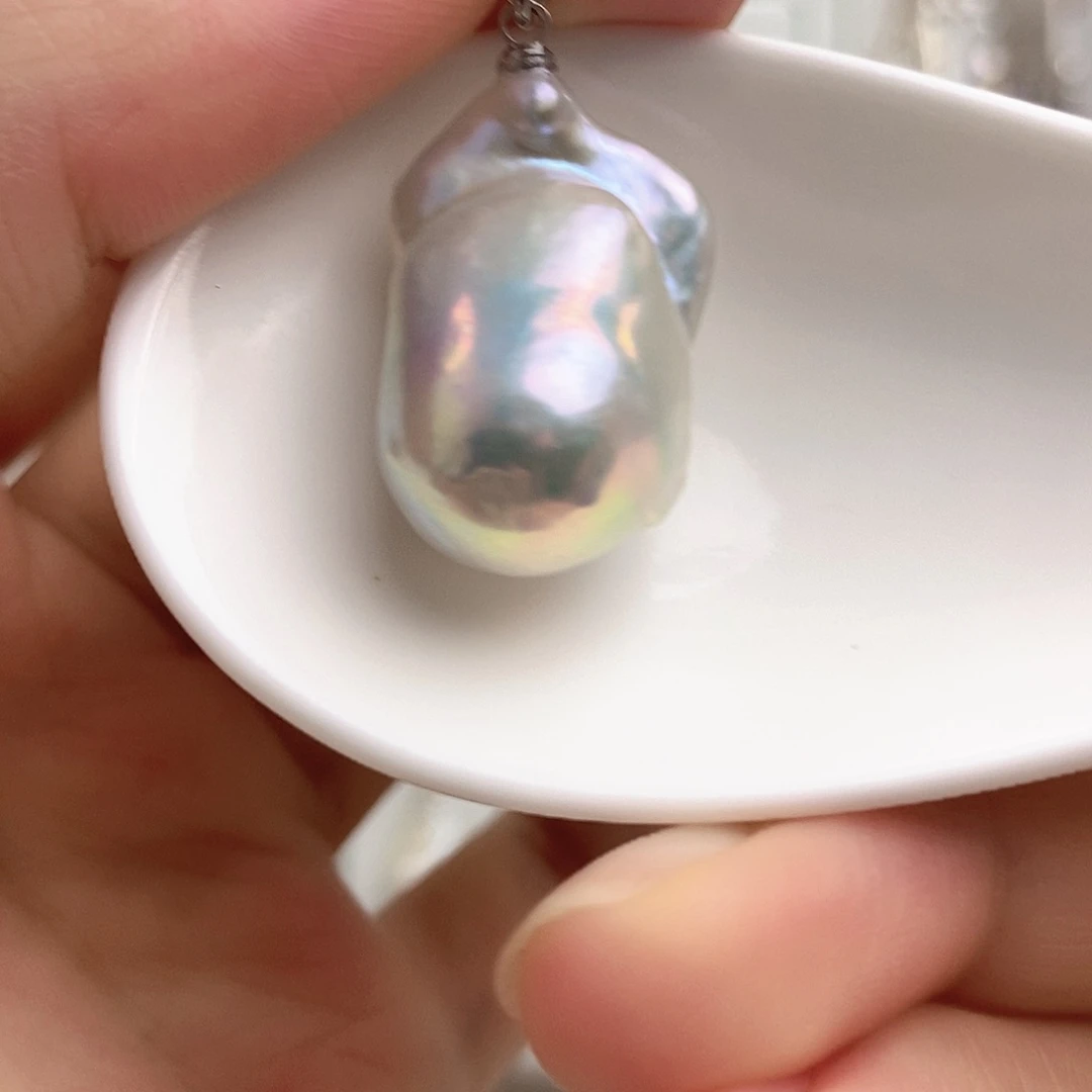 淡水珍珠未镶嵌吊坠(赠链)