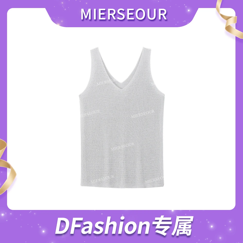 【星河遐想】漫天星烫钻百搭针织背心修身0577