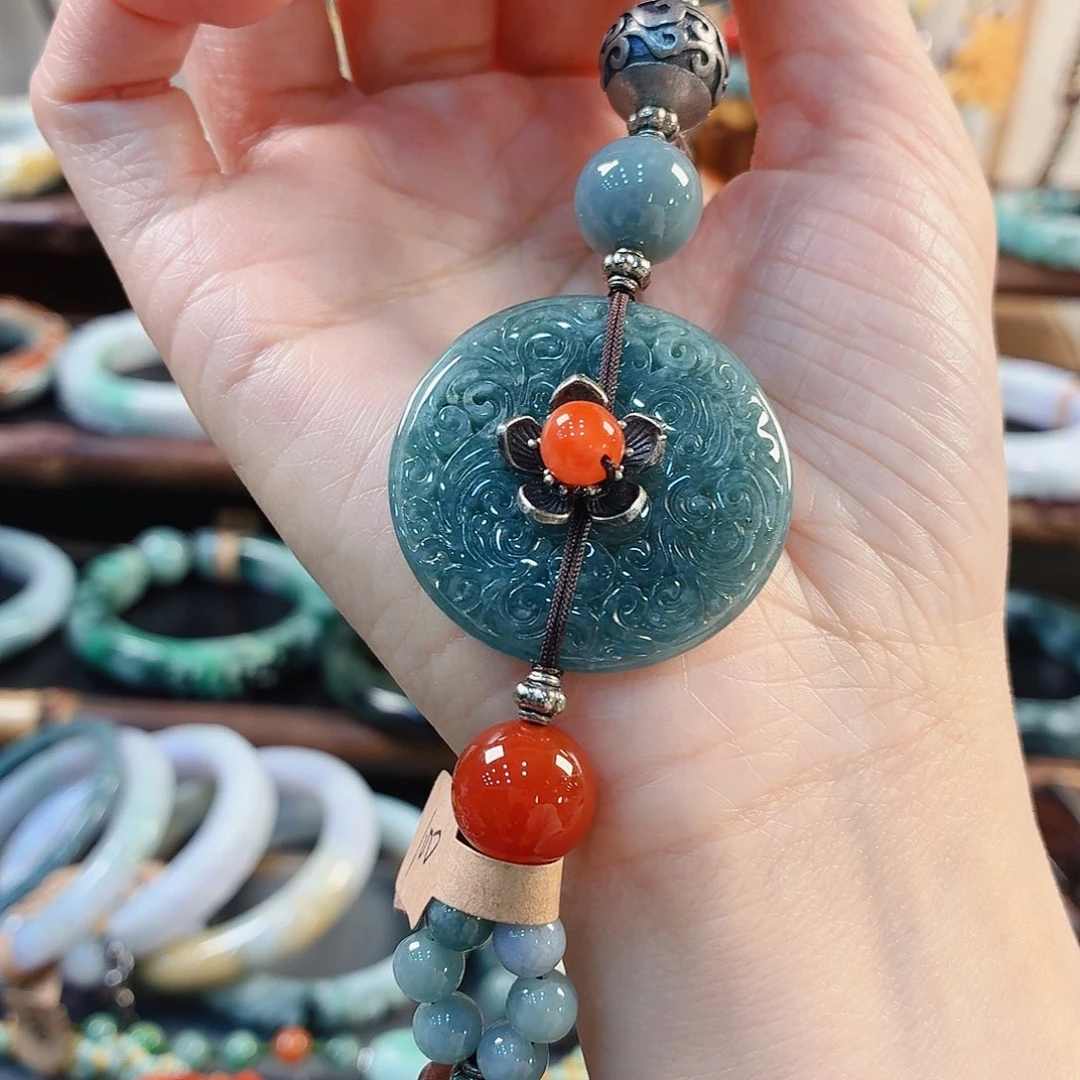 翡翠未镶嵌手链手串