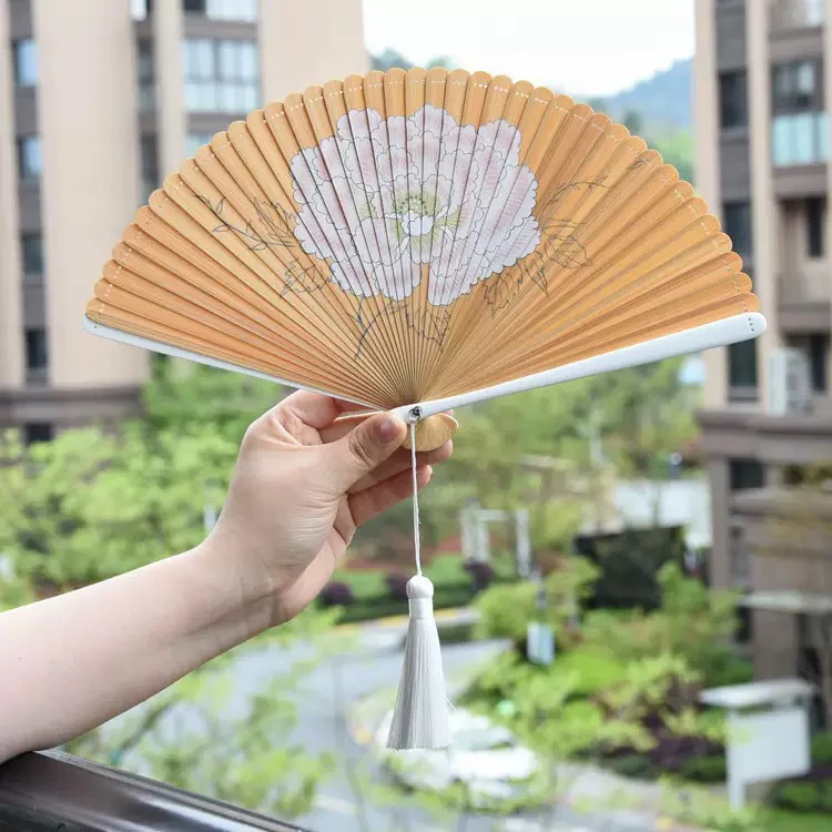 古风迷你小团扇新中式小巧巴掌扇新娘晨袍造型拍照道具