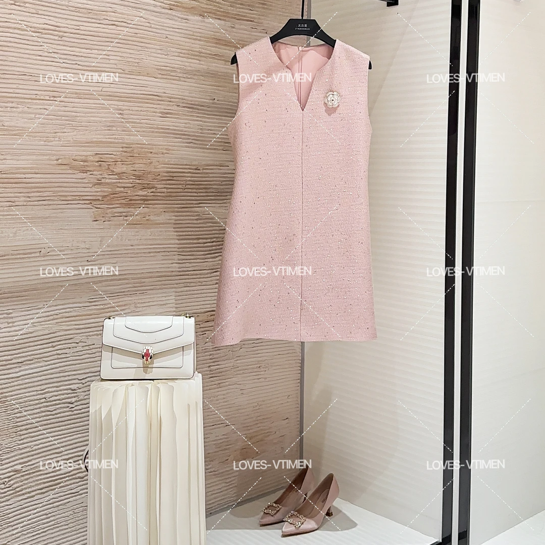 【薇薇专属】赫本风高定显瘦气质法式时尚长款连衣裙L-A1639