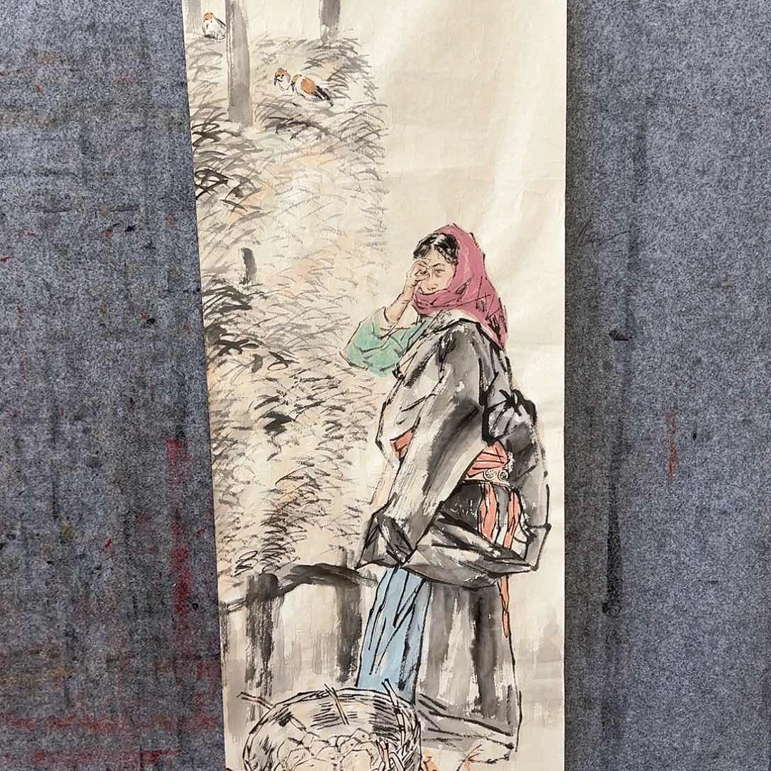 国画我不敢给别人看孩子我