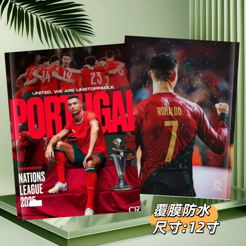 足球明星C罗写真集相册纪念收藏册