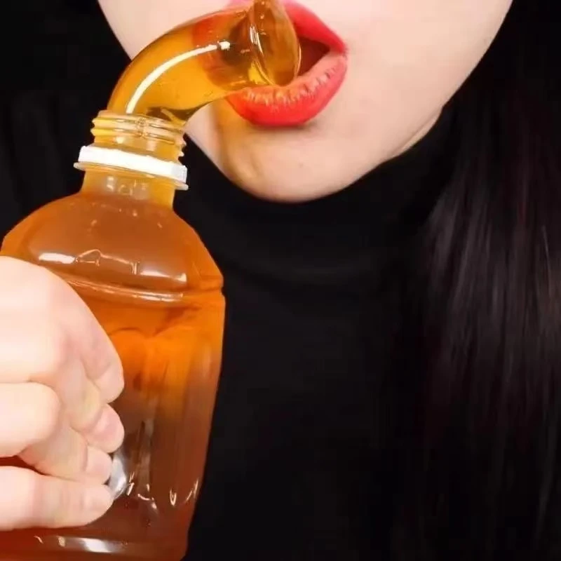 蜂蜜膏果冻可以嚼着吃的蜂蜜果冻咀嚼音挤着吃拉丝冷冻口感更佳