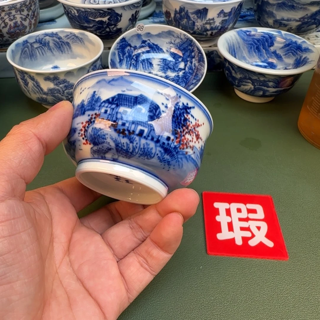 纯手工纯手绘茶具石头8