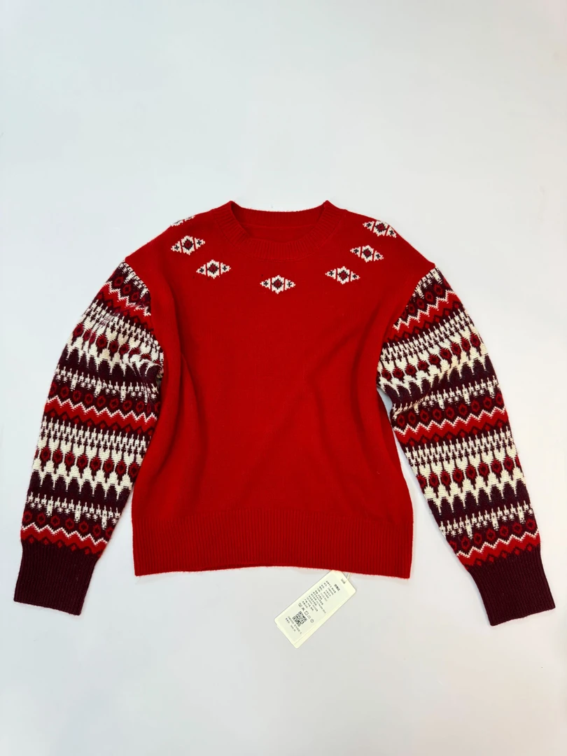 2025春秋新品长袖时尚休闲女士显瘦毛衣