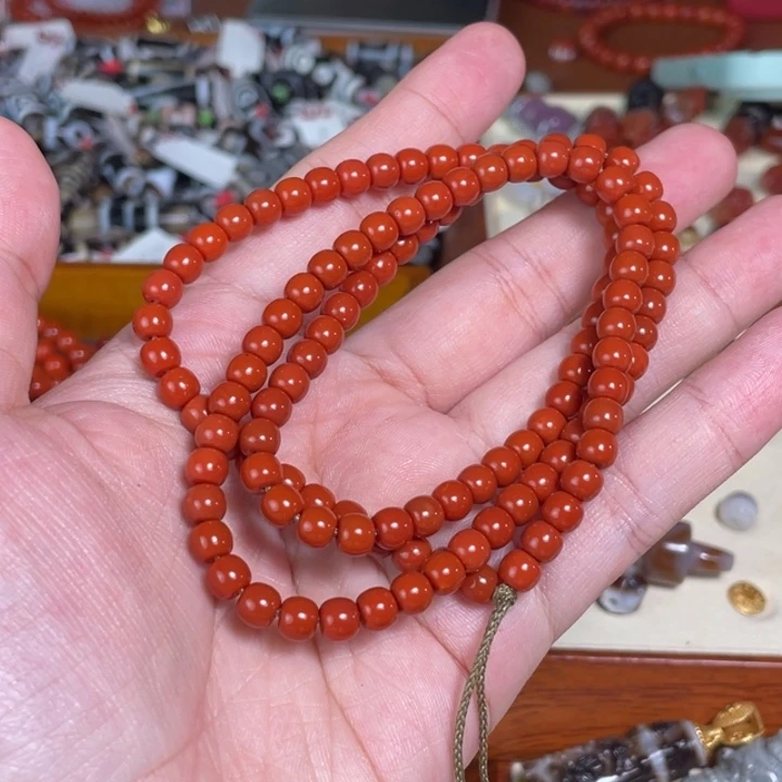 南红玛瑙未镶嵌颈饰56