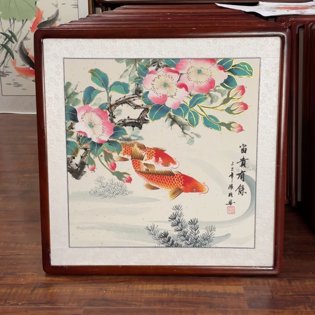 国画带框尺寸63*63厘米