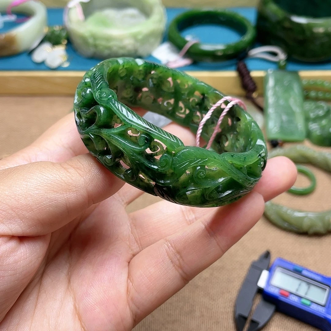 【闪购商品】和田玉手镯58圈口96未镶嵌