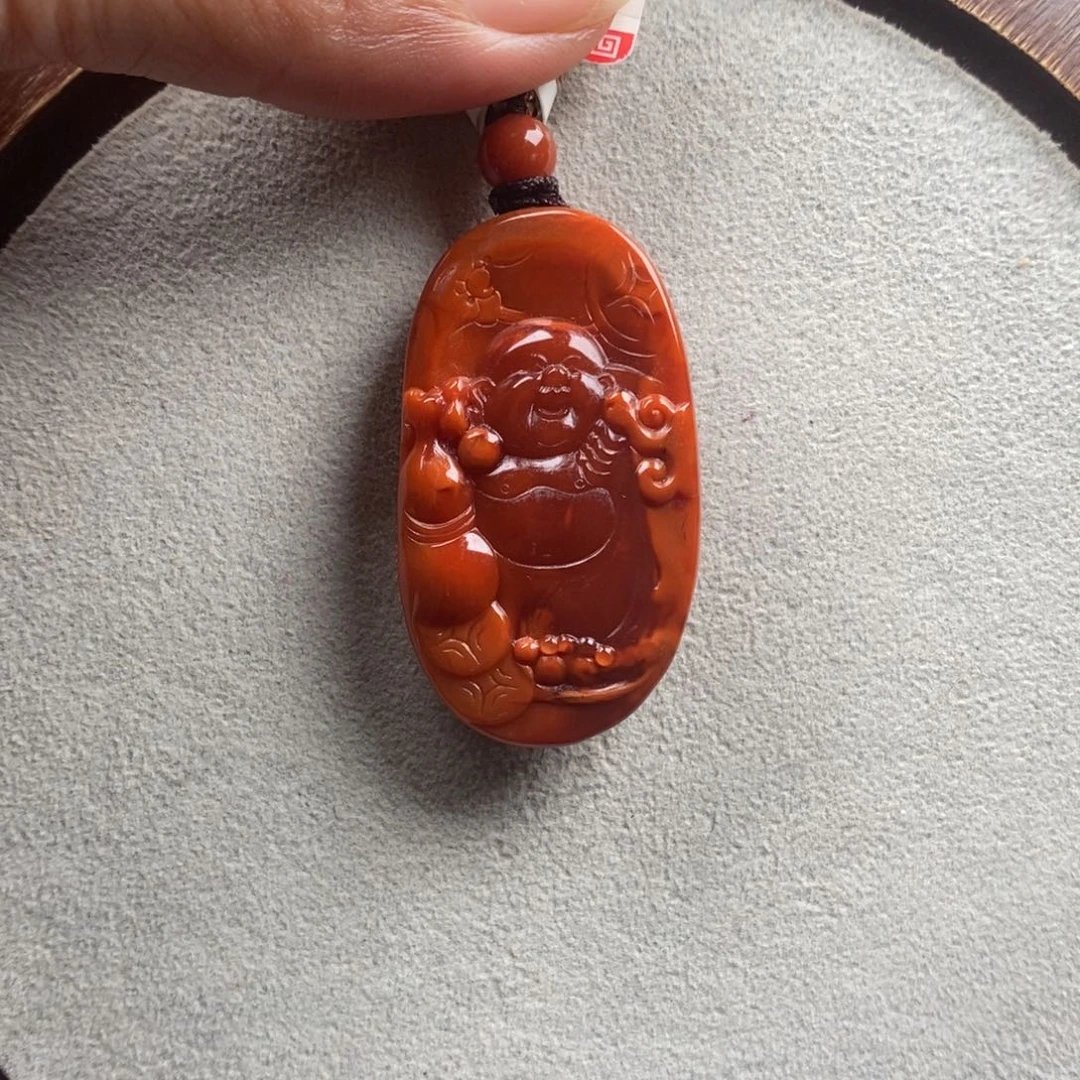 未镶嵌吊坠南红玛瑙