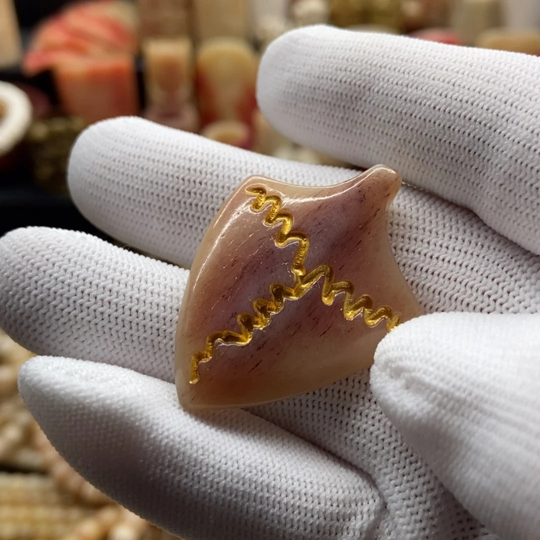 驼骨手串/手链雕刻三界纹