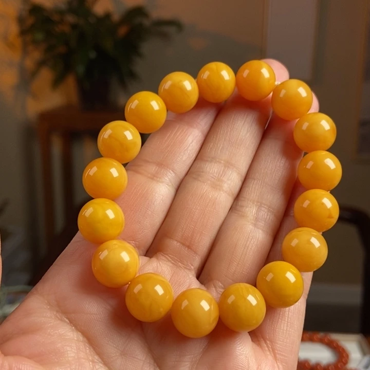 琥珀手链未镶嵌蜜蜡手串12