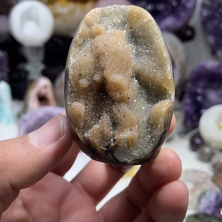 水晶未镶嵌珠宝半成品