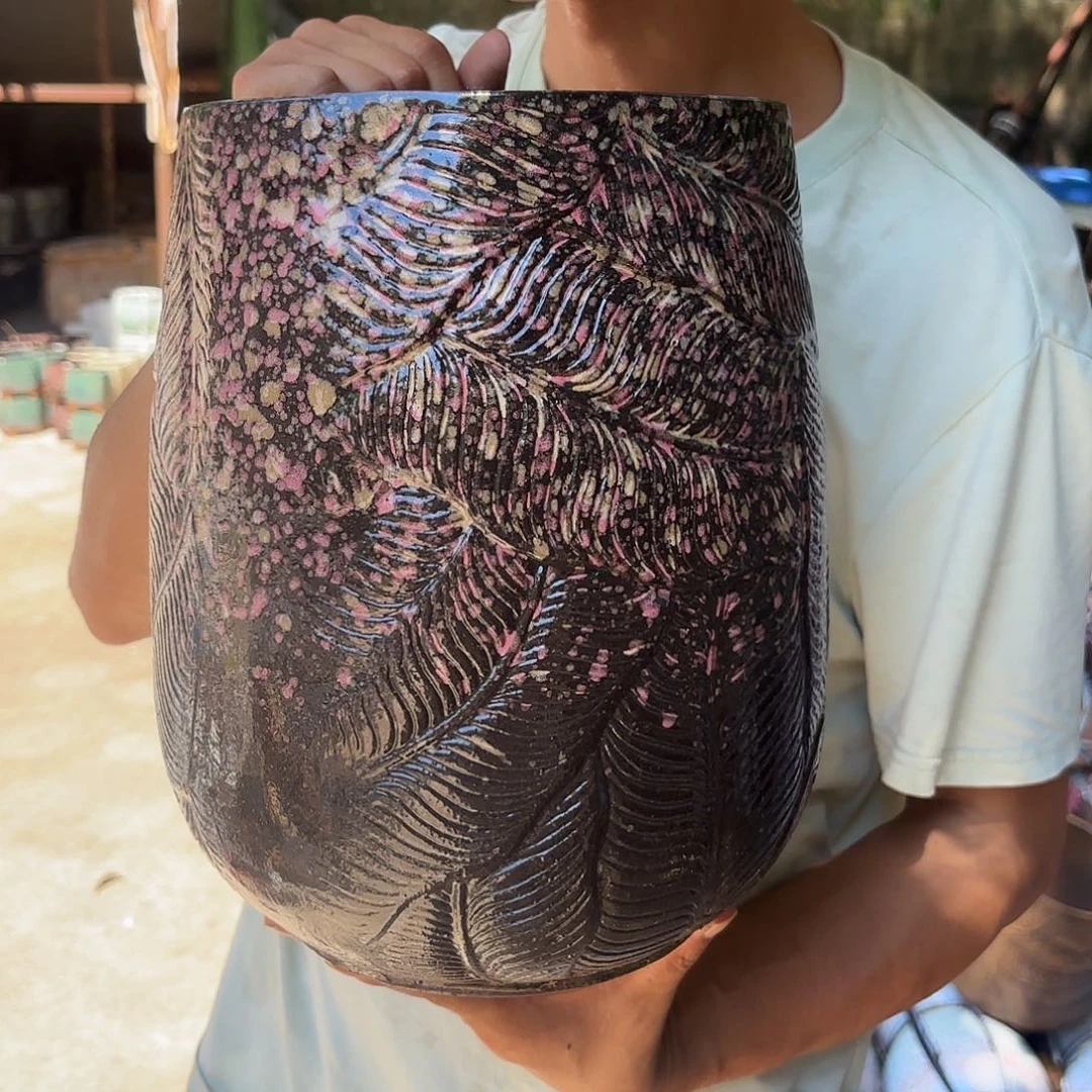 彩芭蕉叶口径20高度31