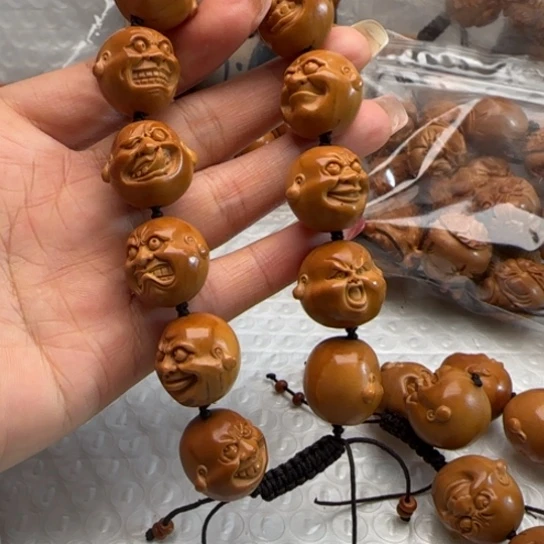 手串橄榄核橄榄雕工艺的