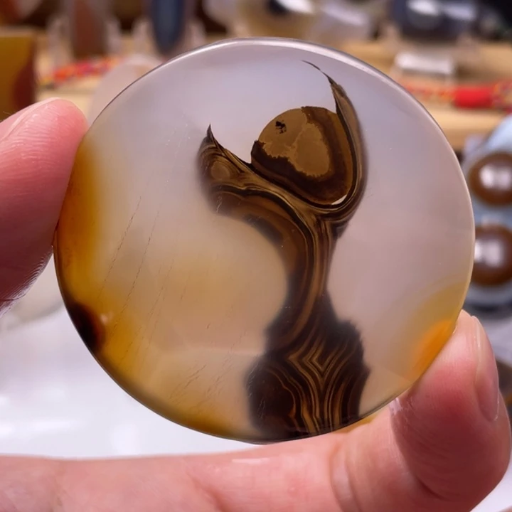 玛瑙/玉髓未镶嵌吊坠(不含链)