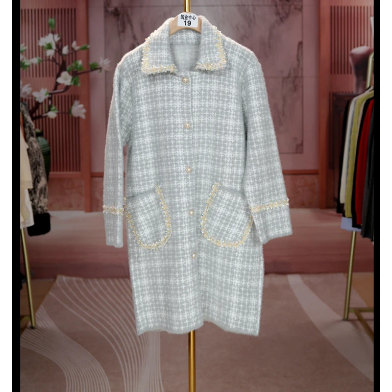 19【外套】加厚款冬季套装气质千鸟格