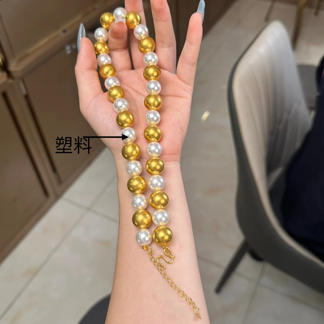足金999 14MM金珠套链