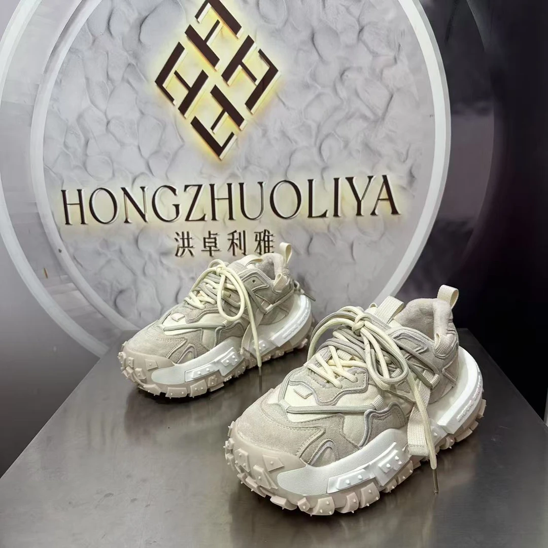 9697-1加绒新款2024爆款高级感时尚精品老爹鞋厚百搭众ins