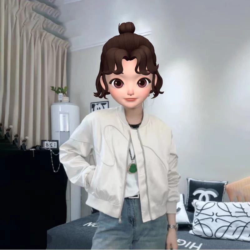 春季新款休闲百搭时尚棒球服上衣短款老钱风松弛感女装贵气