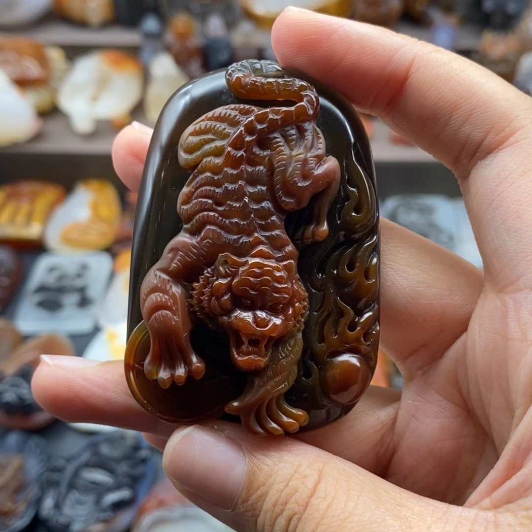 玛瑙/玉髓吊坠(不含链)未镶嵌