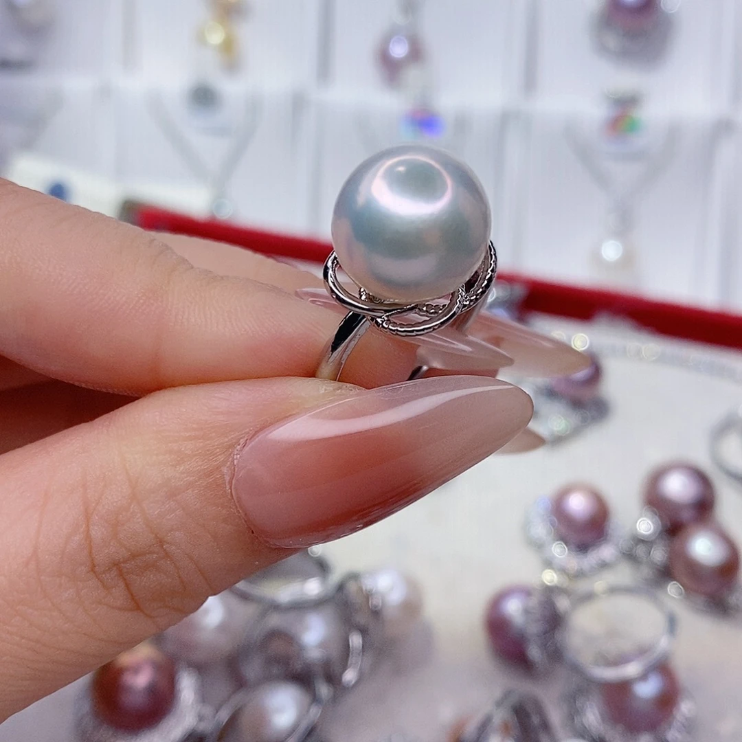 未镶嵌淡水珍珠戒指
