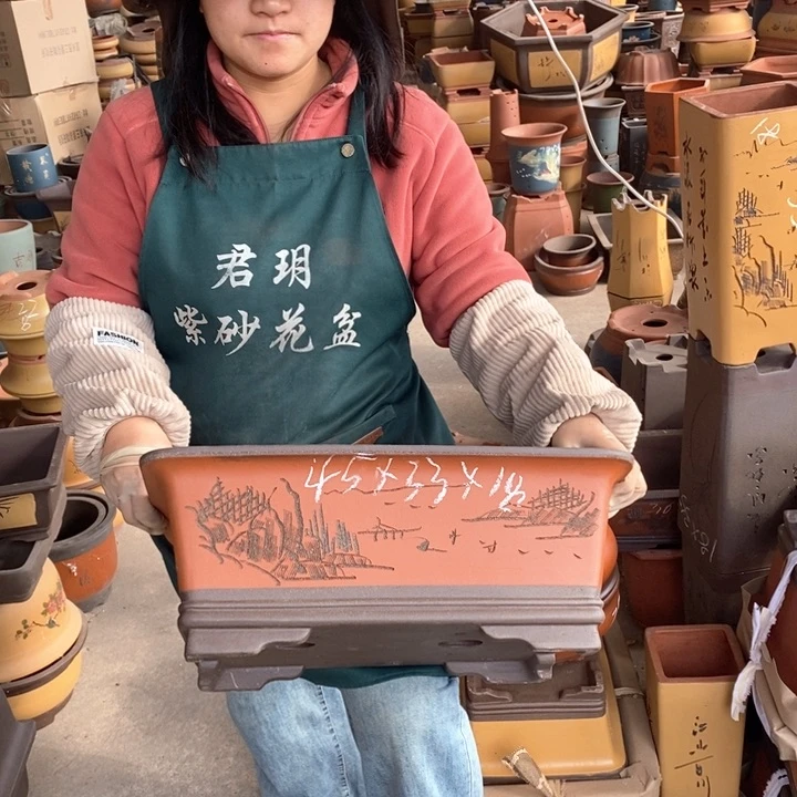 紫砂花盆紫砂花盆