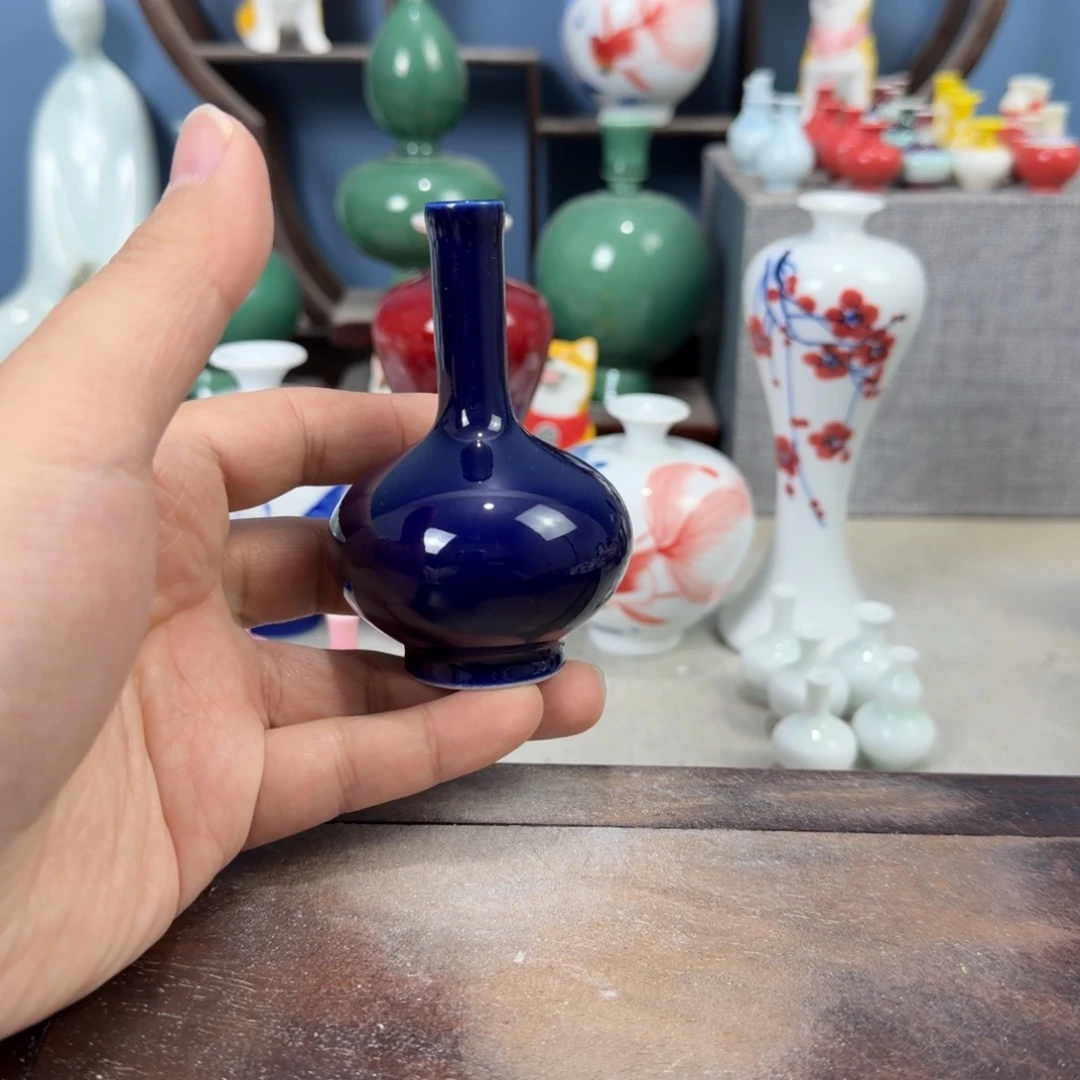 陶瓷手工小花器摆件