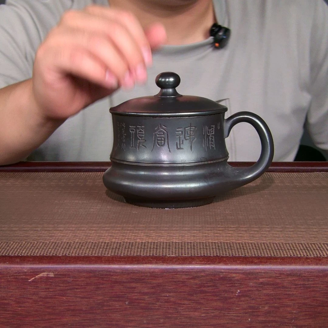 茶杯紫砂高货放漏