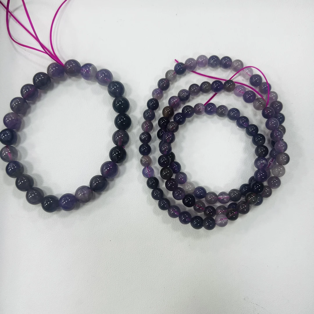 【热卖】九紫离火 紫水晶 8mm单圈或6mm三圈（多样性发其一）