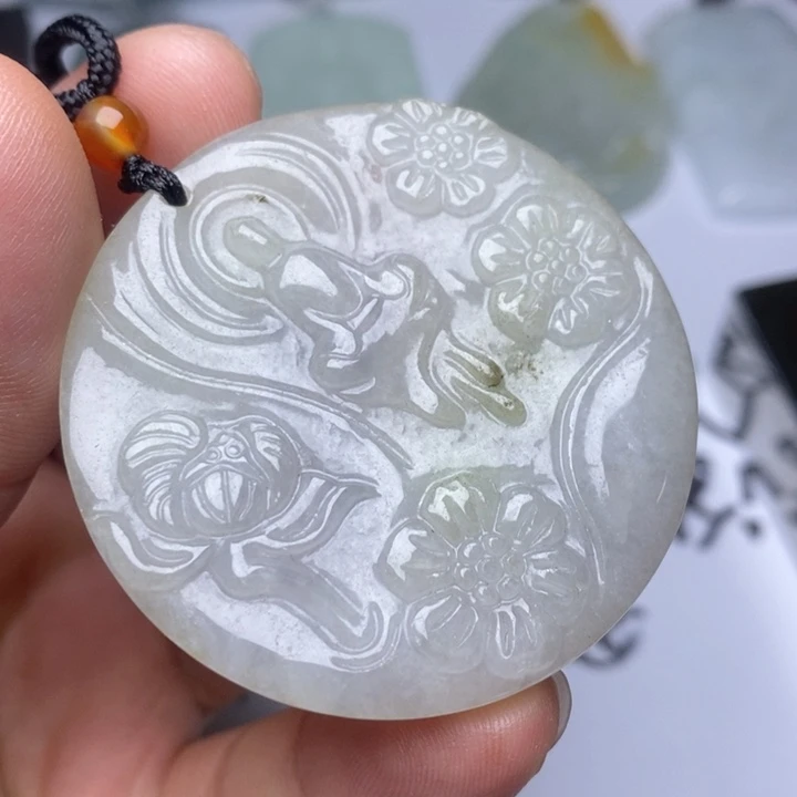 颈饰未镶嵌翡翠翡翠
