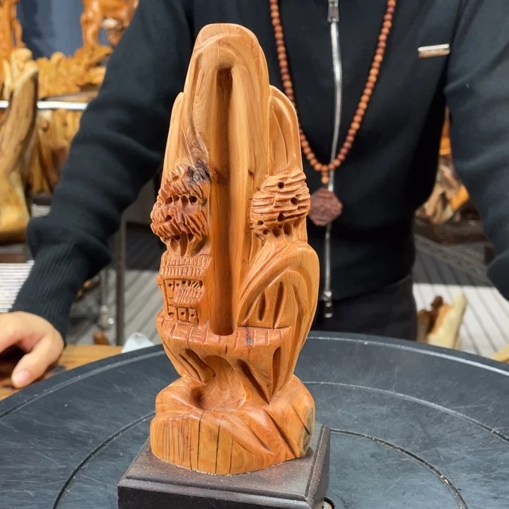 柏木（崖柏）山水倒流香送两盒香