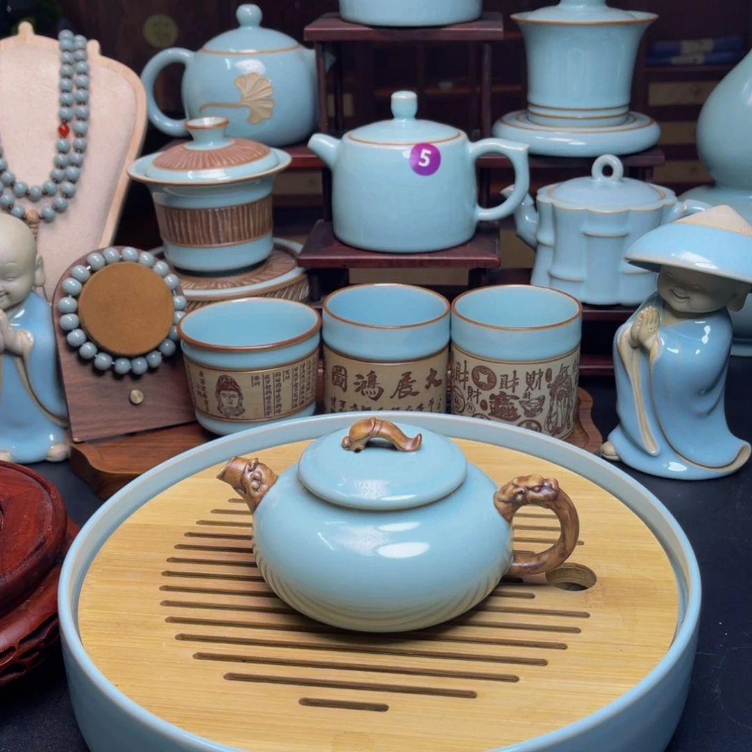 【闪购商品】摆件陶河南御龍窑，茶器，正品，手珠