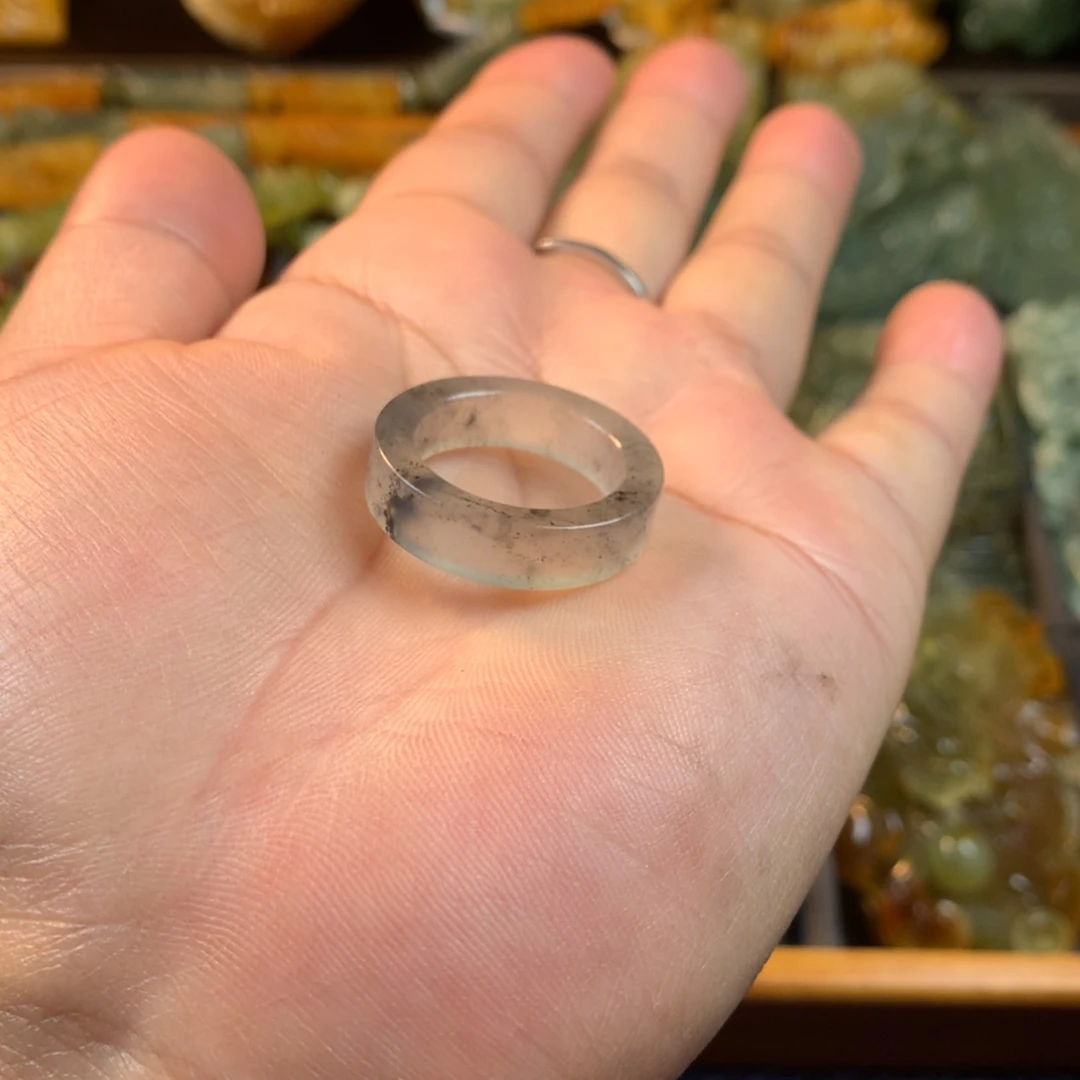 【闪购商品】蛇纹石玉未镶嵌戒指