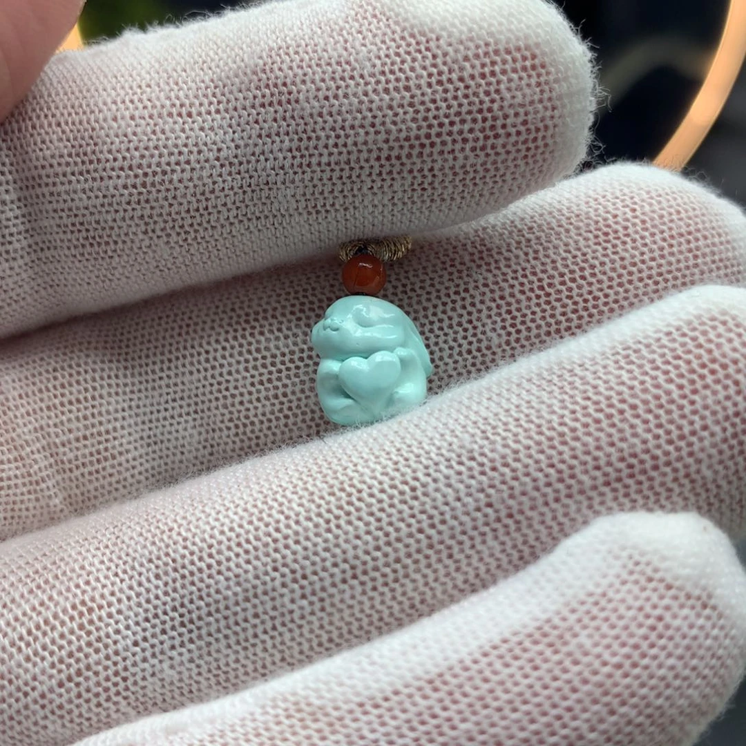 绿松石挂件未镶嵌