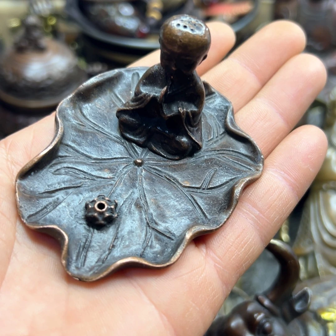 铜摆件欢迎欢迎你