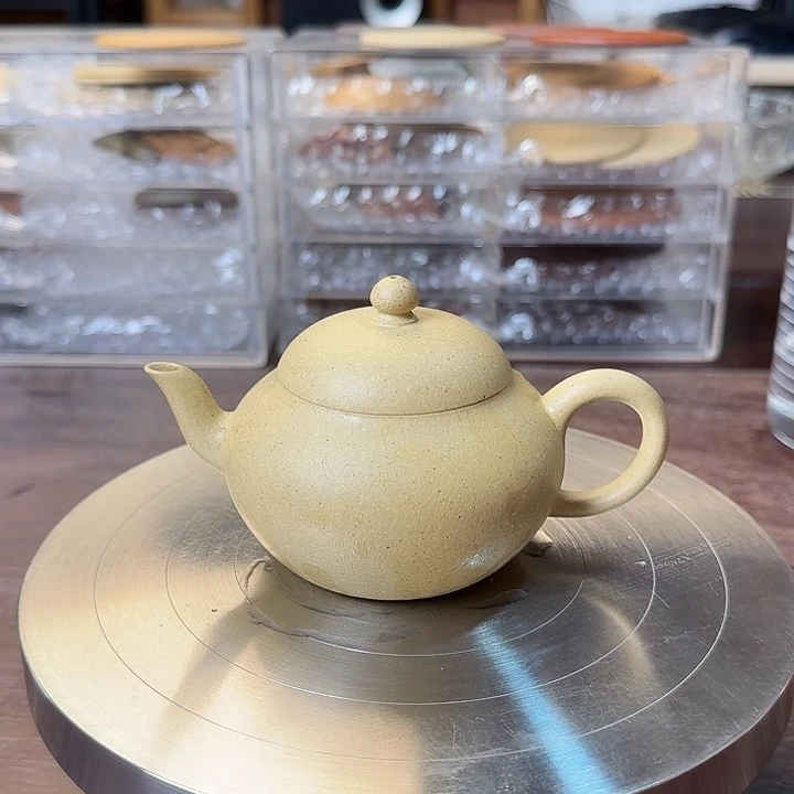 本山绿泥梨形壶150毫升