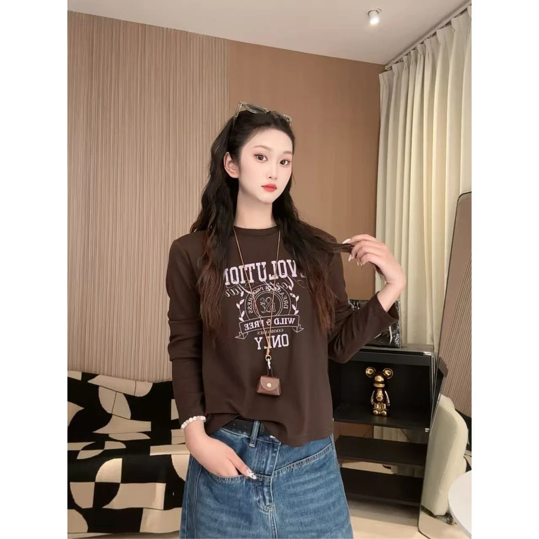 小米 -早秋个性街头减龄休闲显瘦小众长袖1002